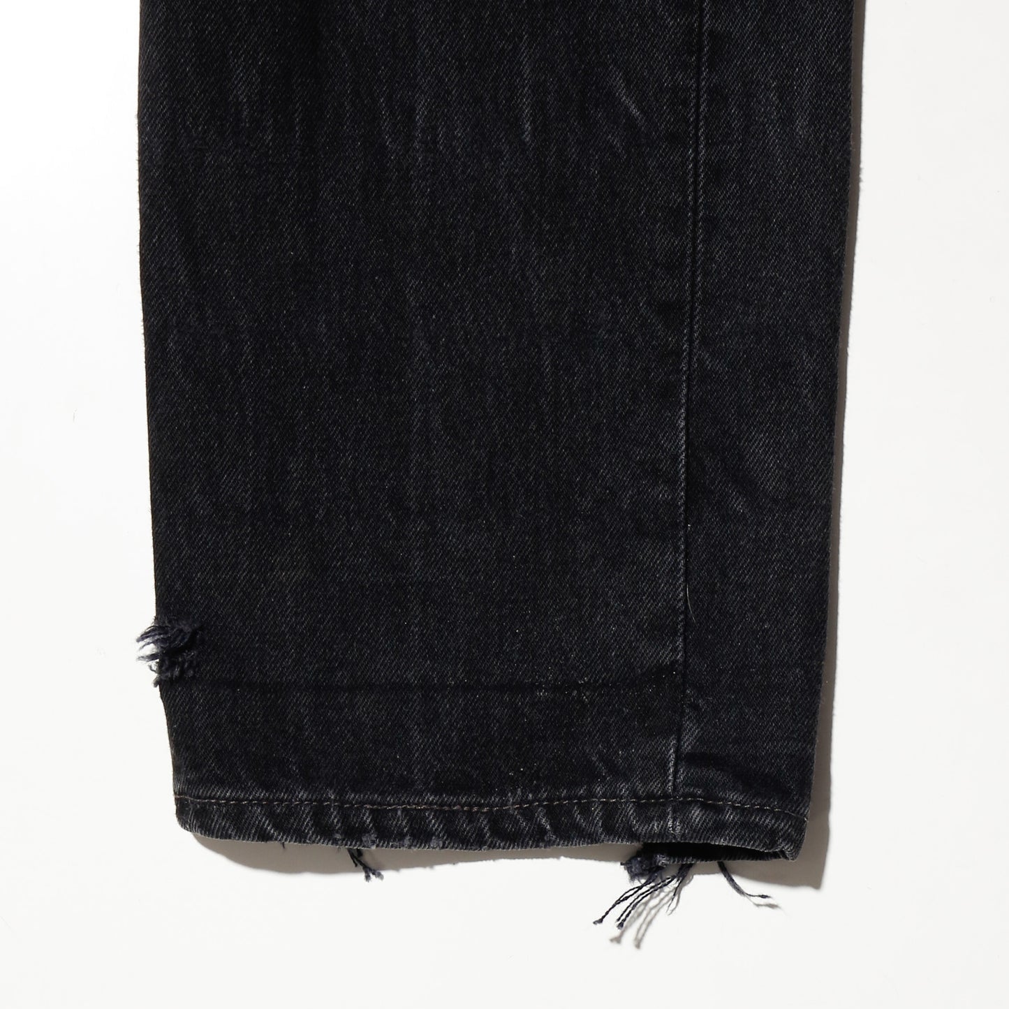 *one-off broken layered jeans