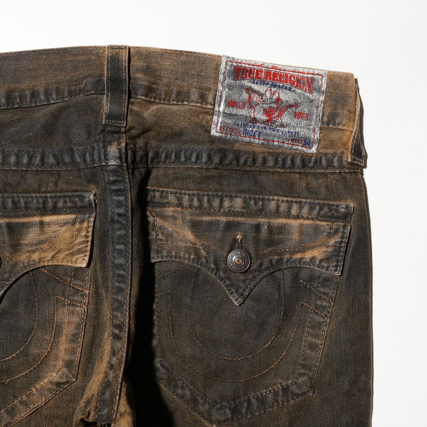 vintage 00's true religion ricky dust jeans