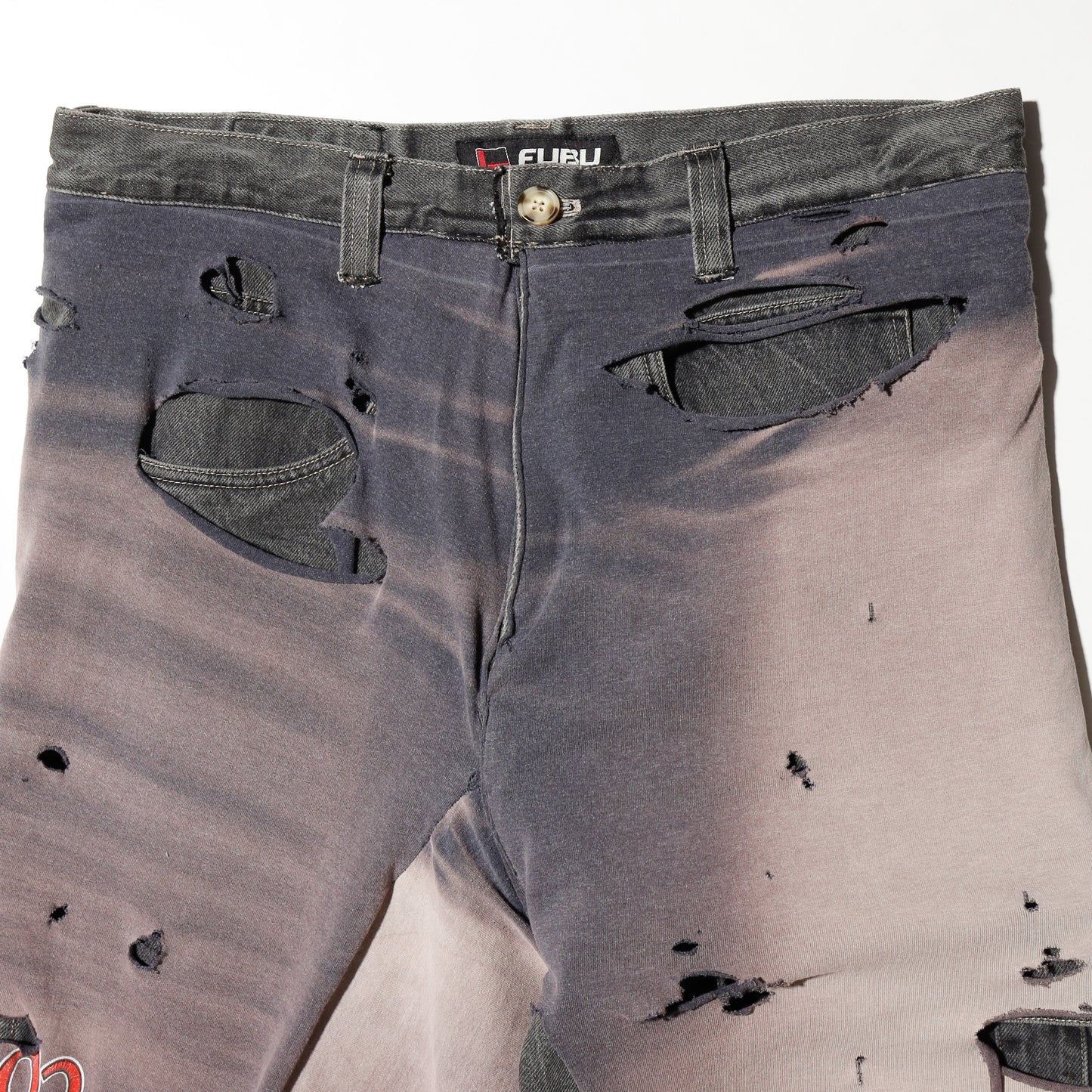 *one-off broken layered shorts