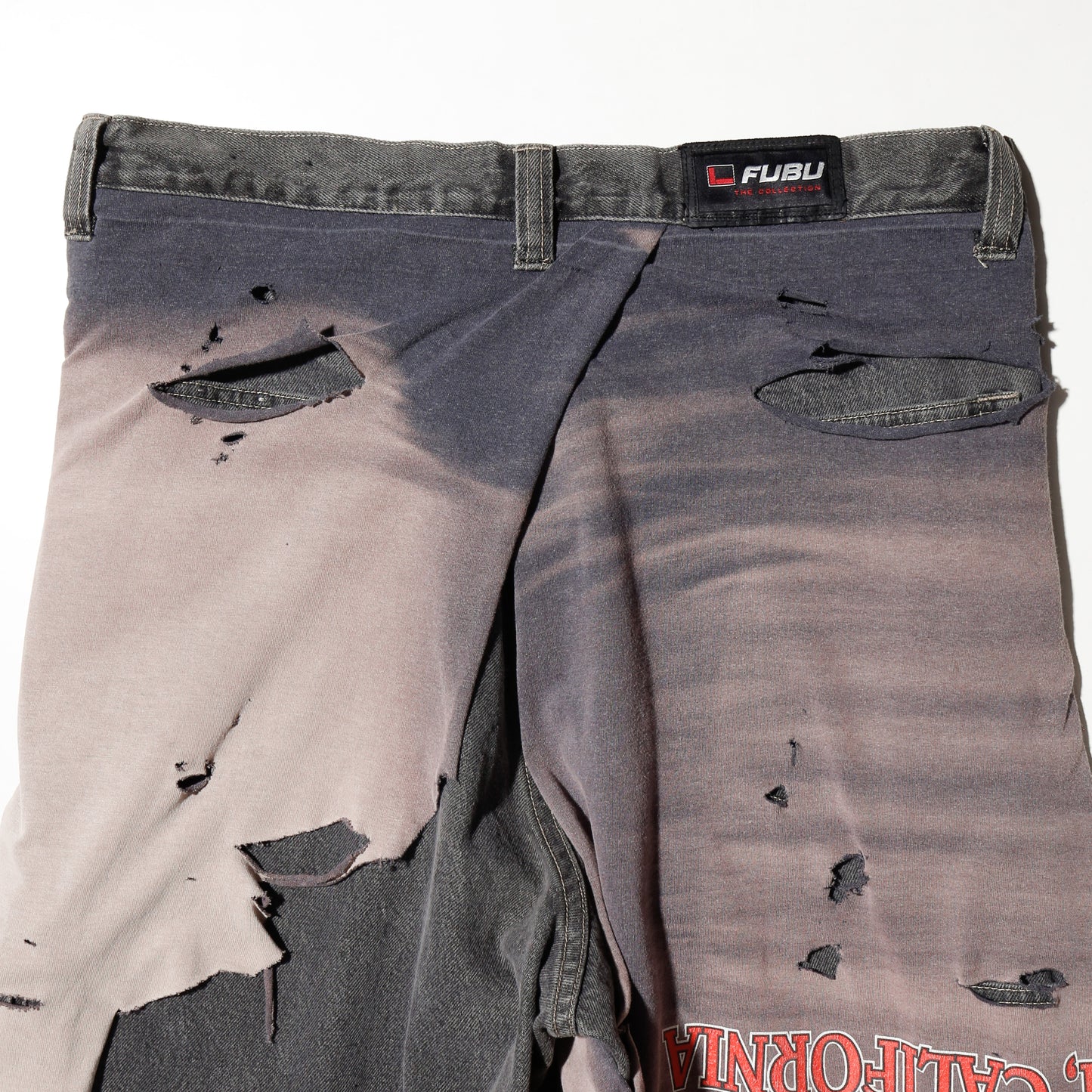 *one-off broken layered shorts