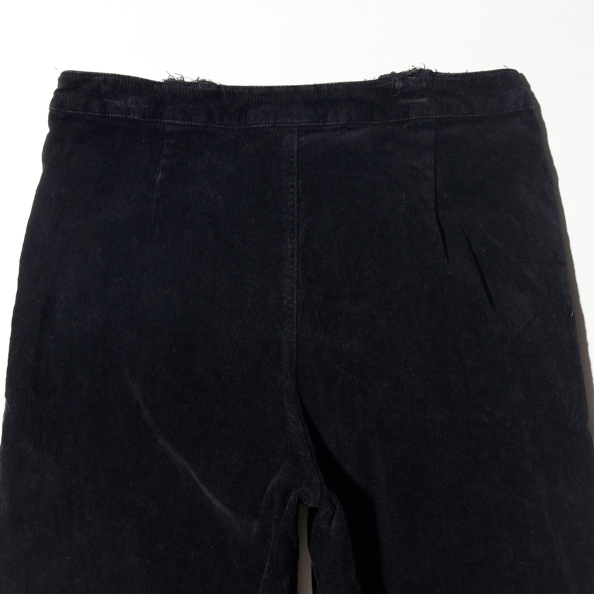 vintage low rise mega flare corduroy trousers