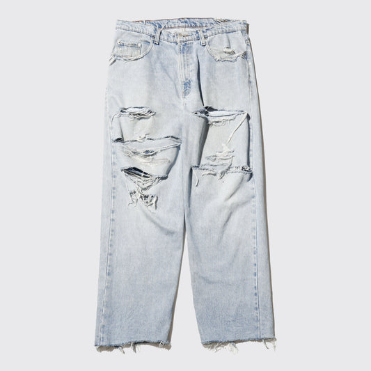 vintage 90's polo jeans crush wide jeans