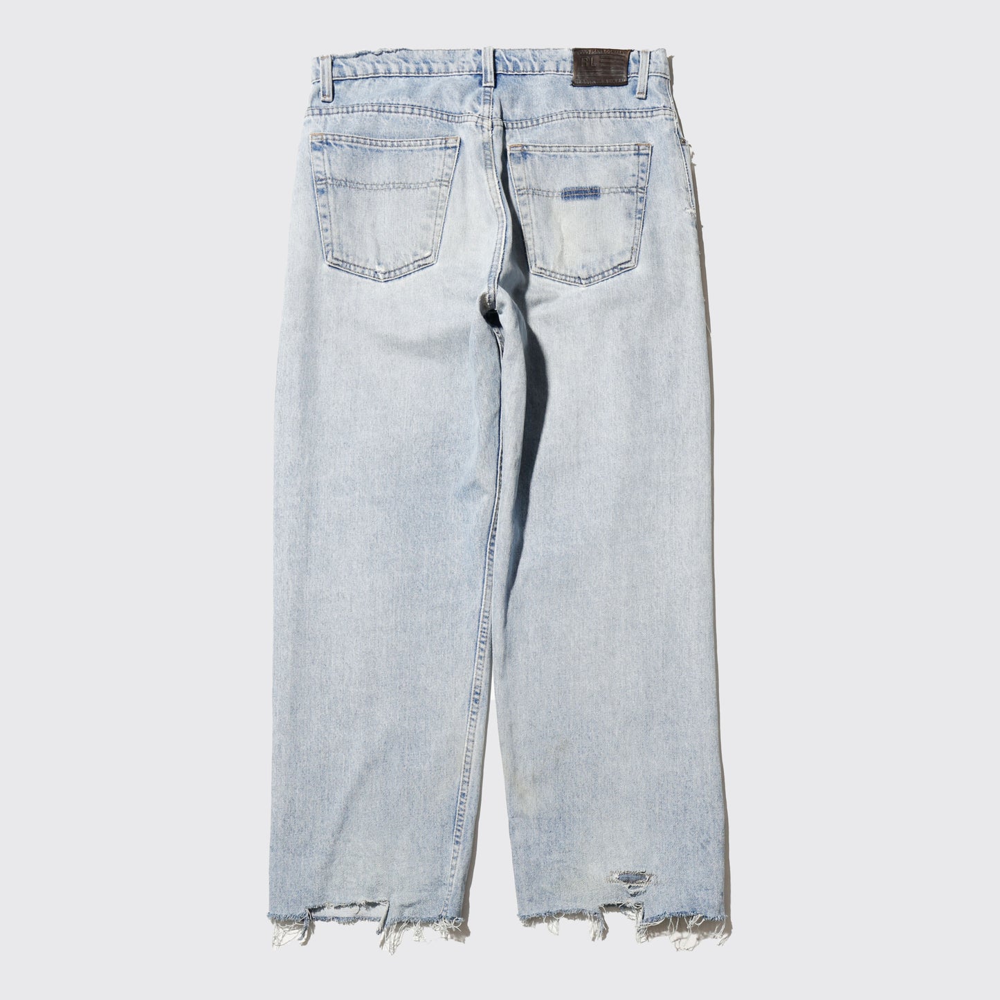 vintage 90's polo jeans crush wide jeans