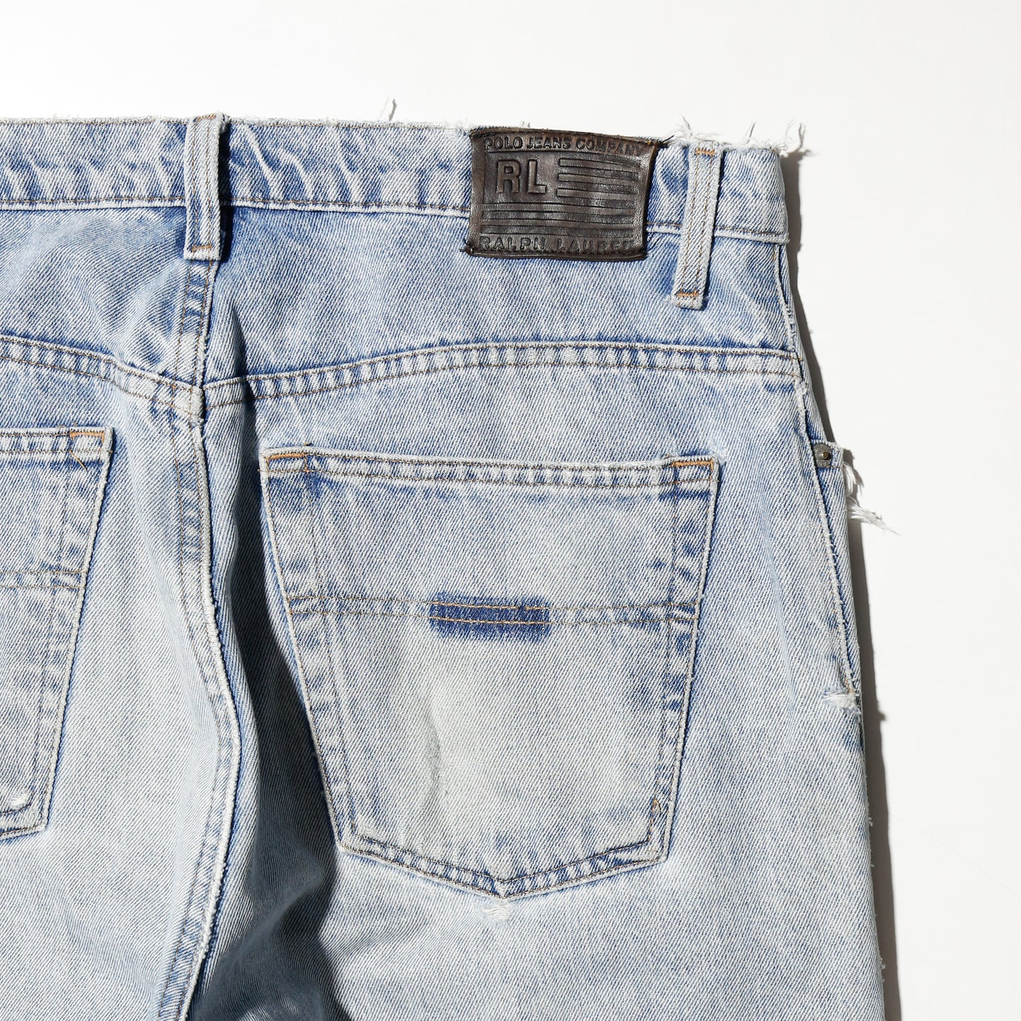 vintage 90's polo jeans crush wide jeans