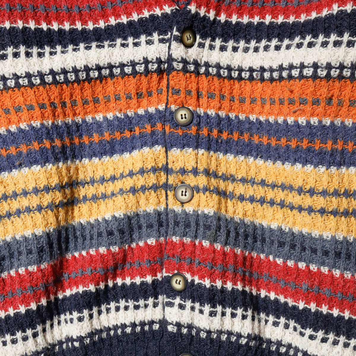 vintage euro multi border cardigan