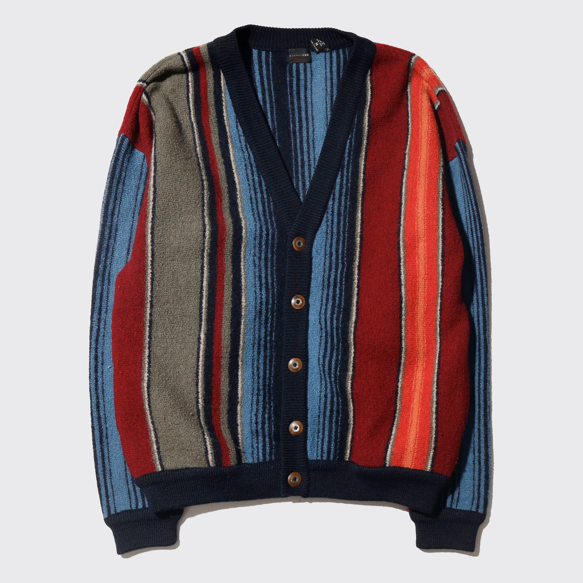 vintage serape stripe cardigan