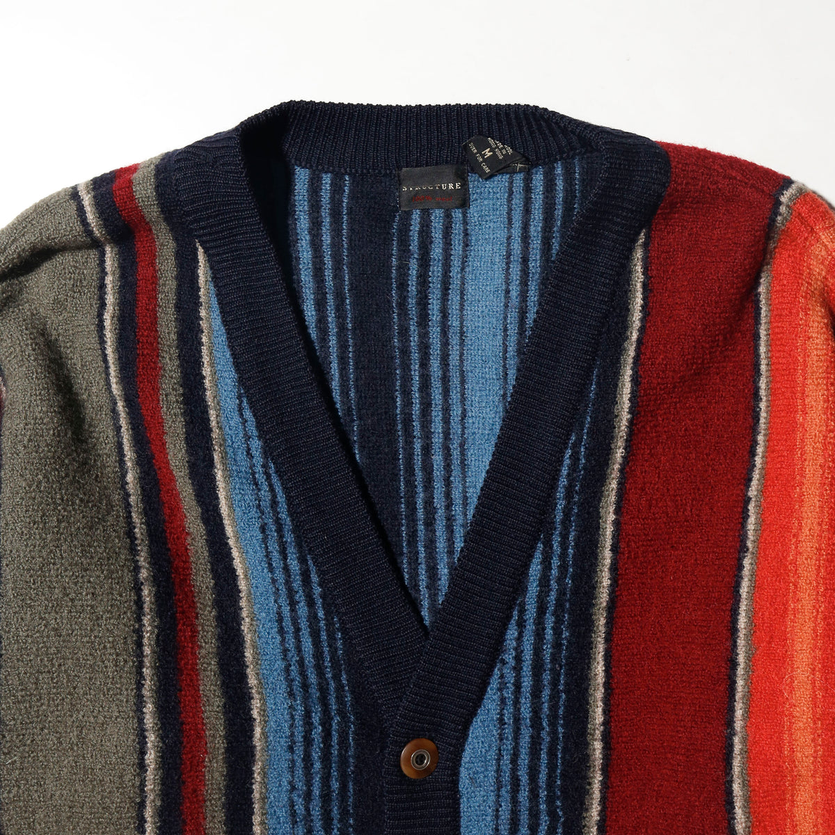 vintage serape stripe cardigan
