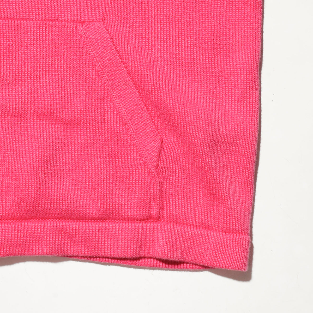 *one-off hand stitched knit hoodie, "teen smoker"