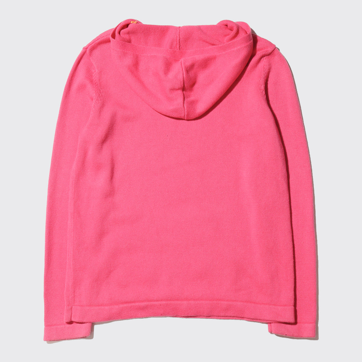 *one-off hand stitched knit hoodie, "teen smoker"