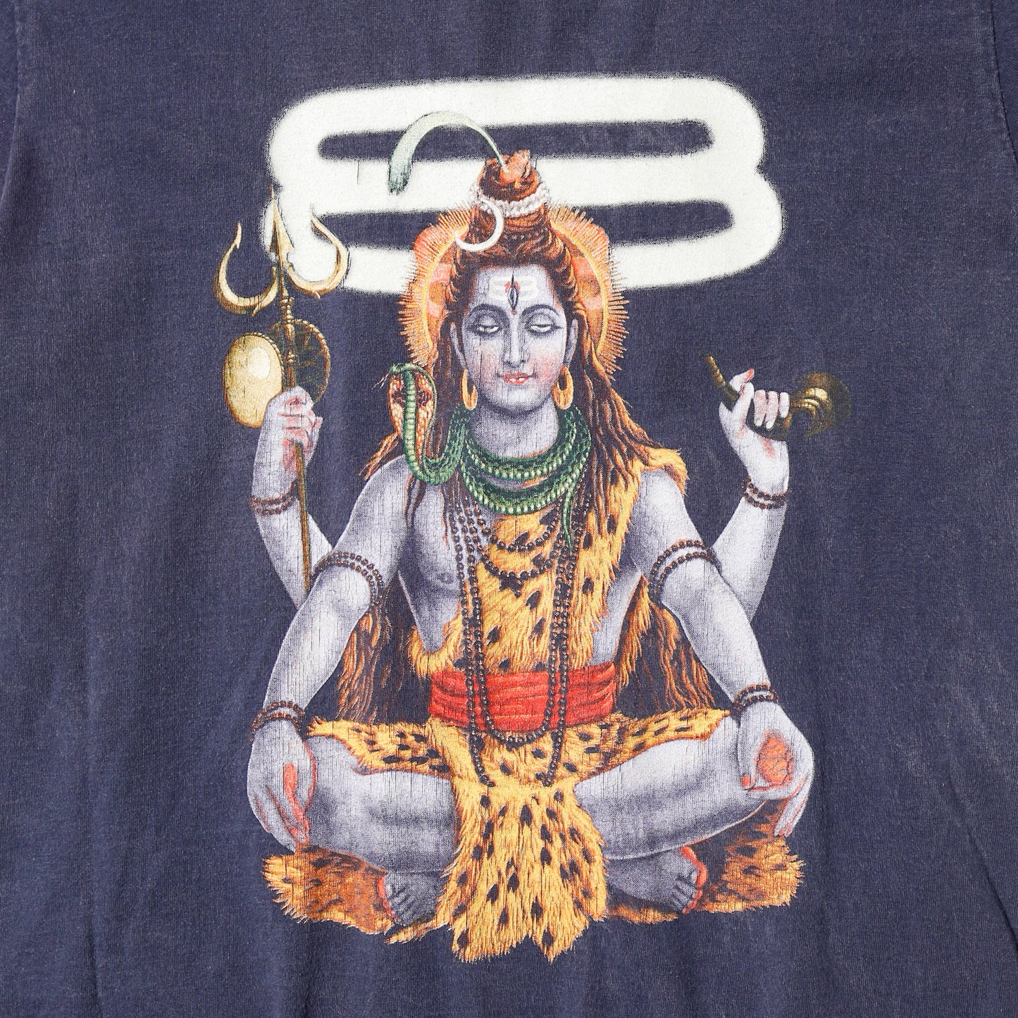 vintage tripundra shiva t-shirt