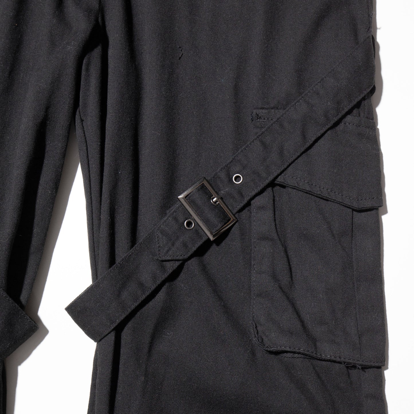vintage belted utility trousers