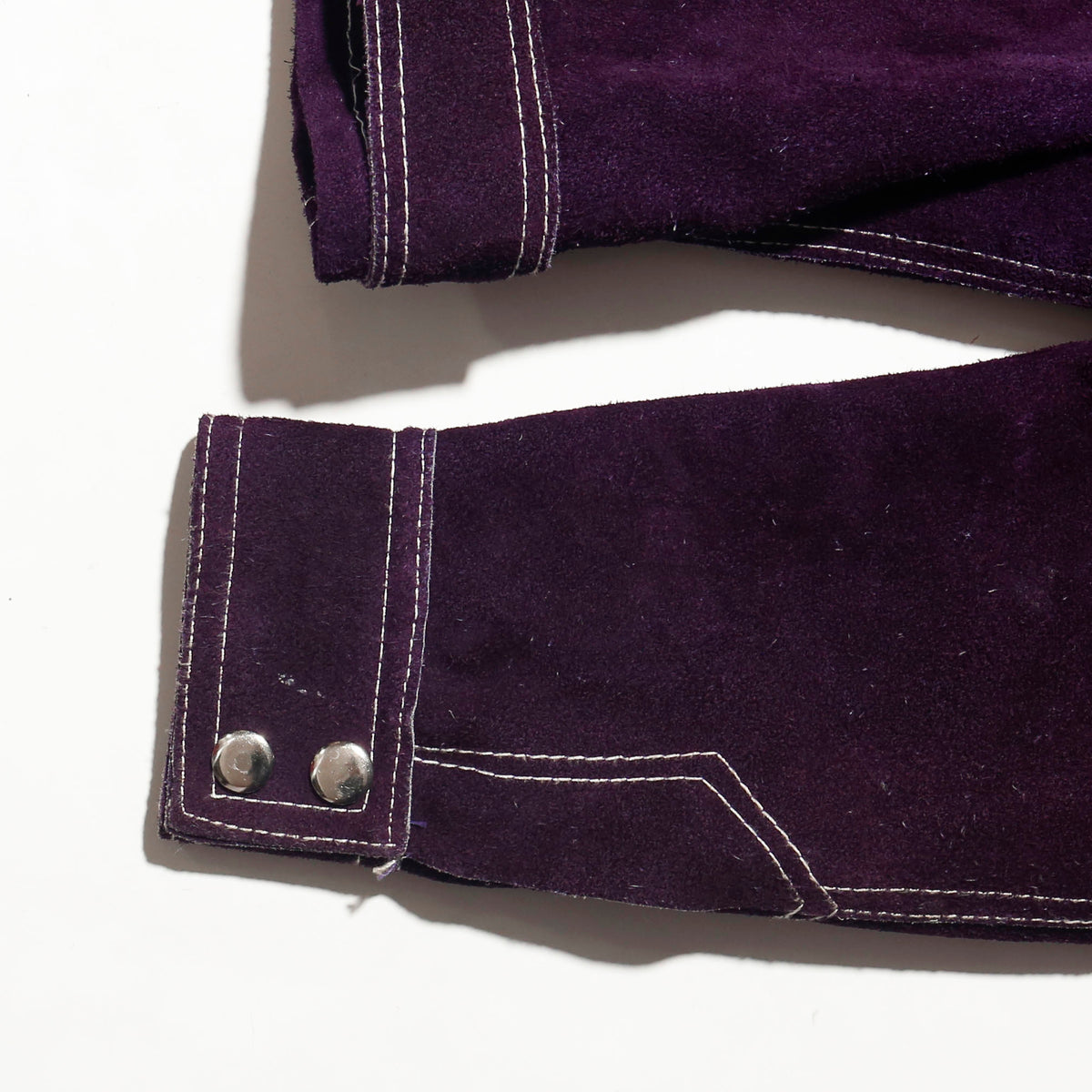 vintage 70's cropped pulm suede leather jacket