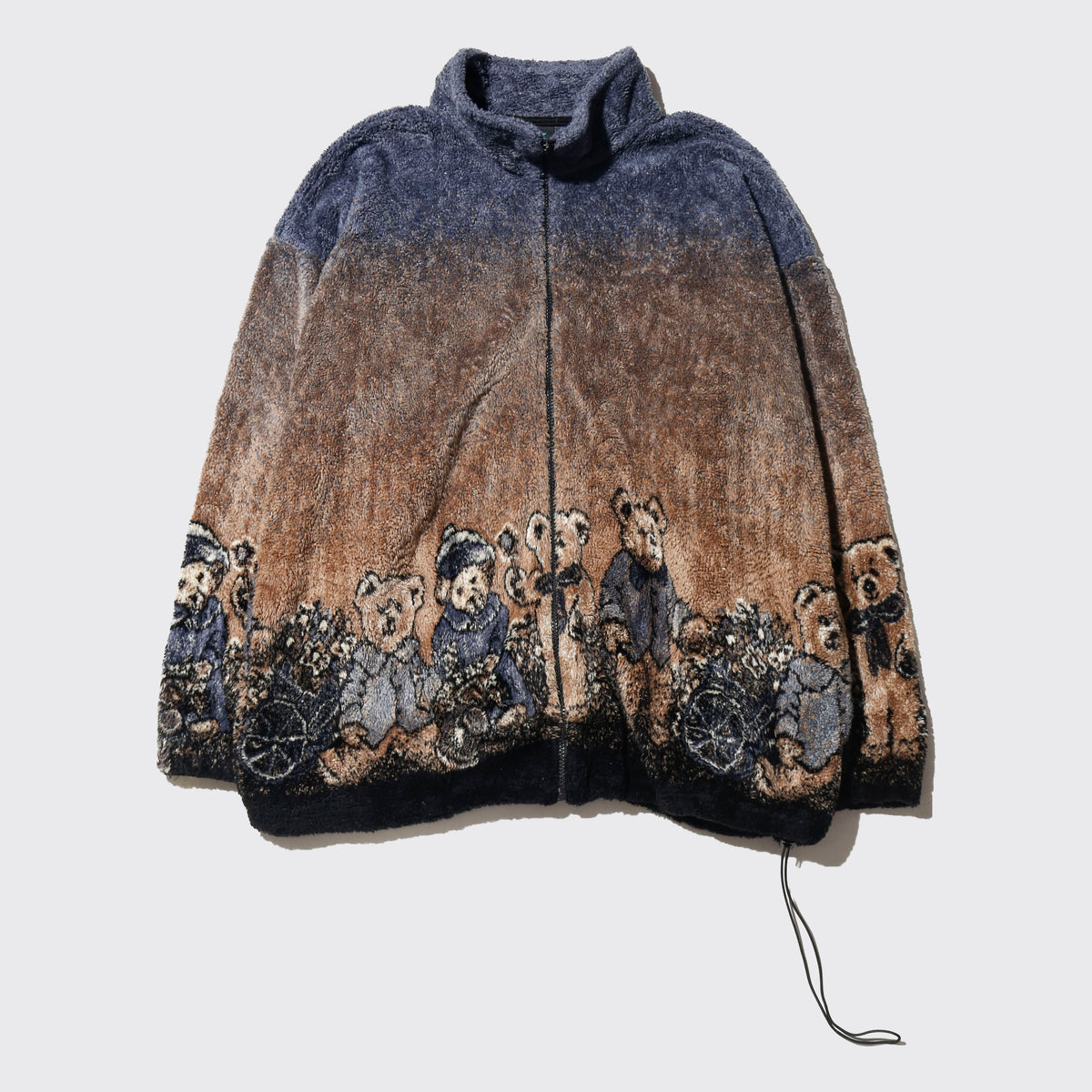 vintage 90's bear boa jacket