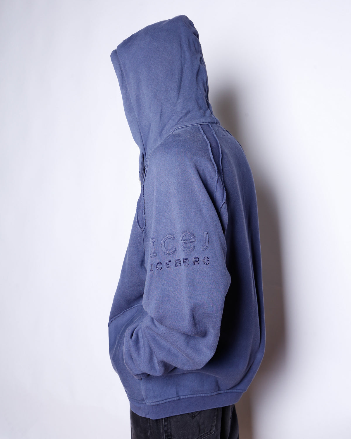 vintage 90's Ice Berg fadded zip hoodie