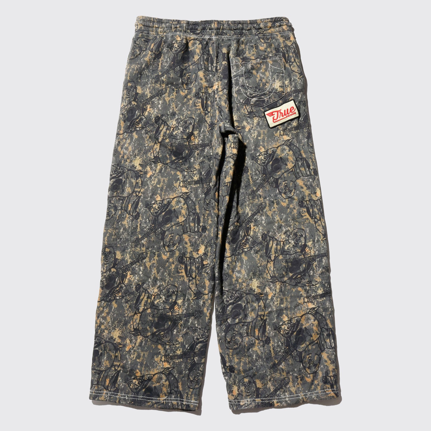 true religion buddha camo sweat pants