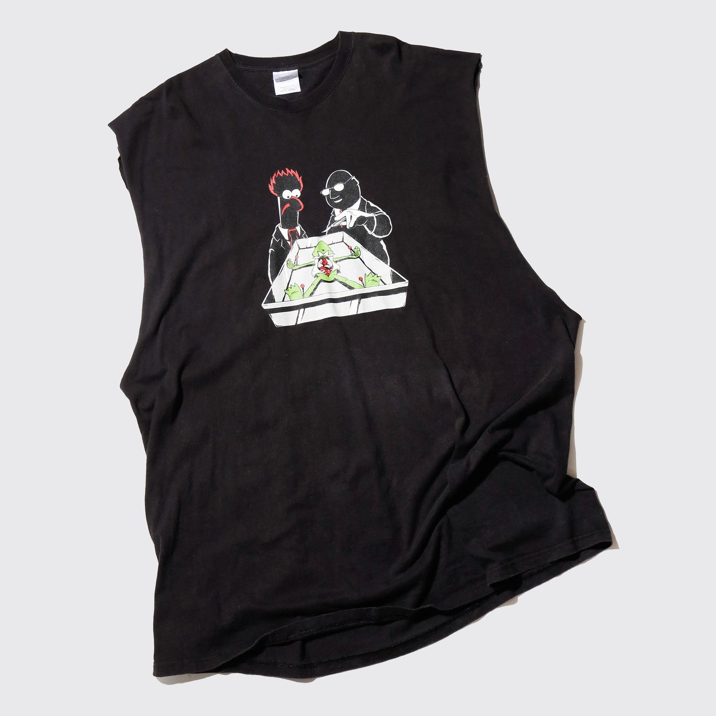 vintage kermit dissection parody hell n/s t-shirt