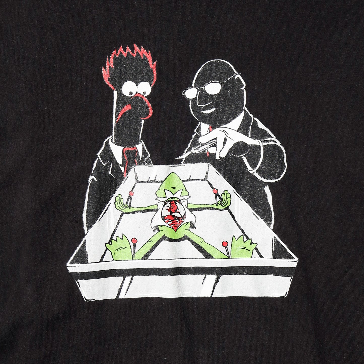 vintage kermit dissection parody hell n/s t-shirt