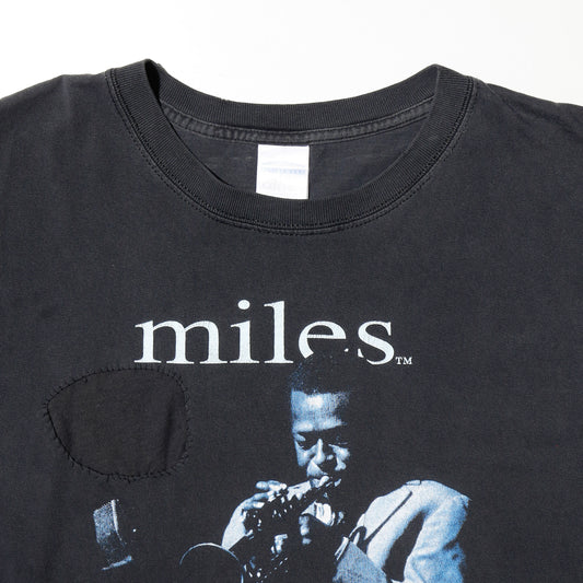 vintage Miles Davis "kind of blue" t-shirt, *repaired