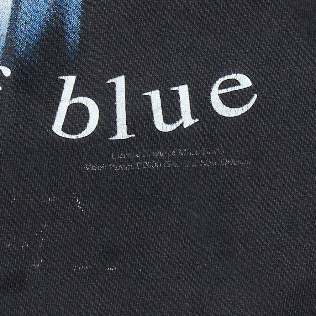 vintage Miles Davis "kind of blue" t-shirt, *repaired