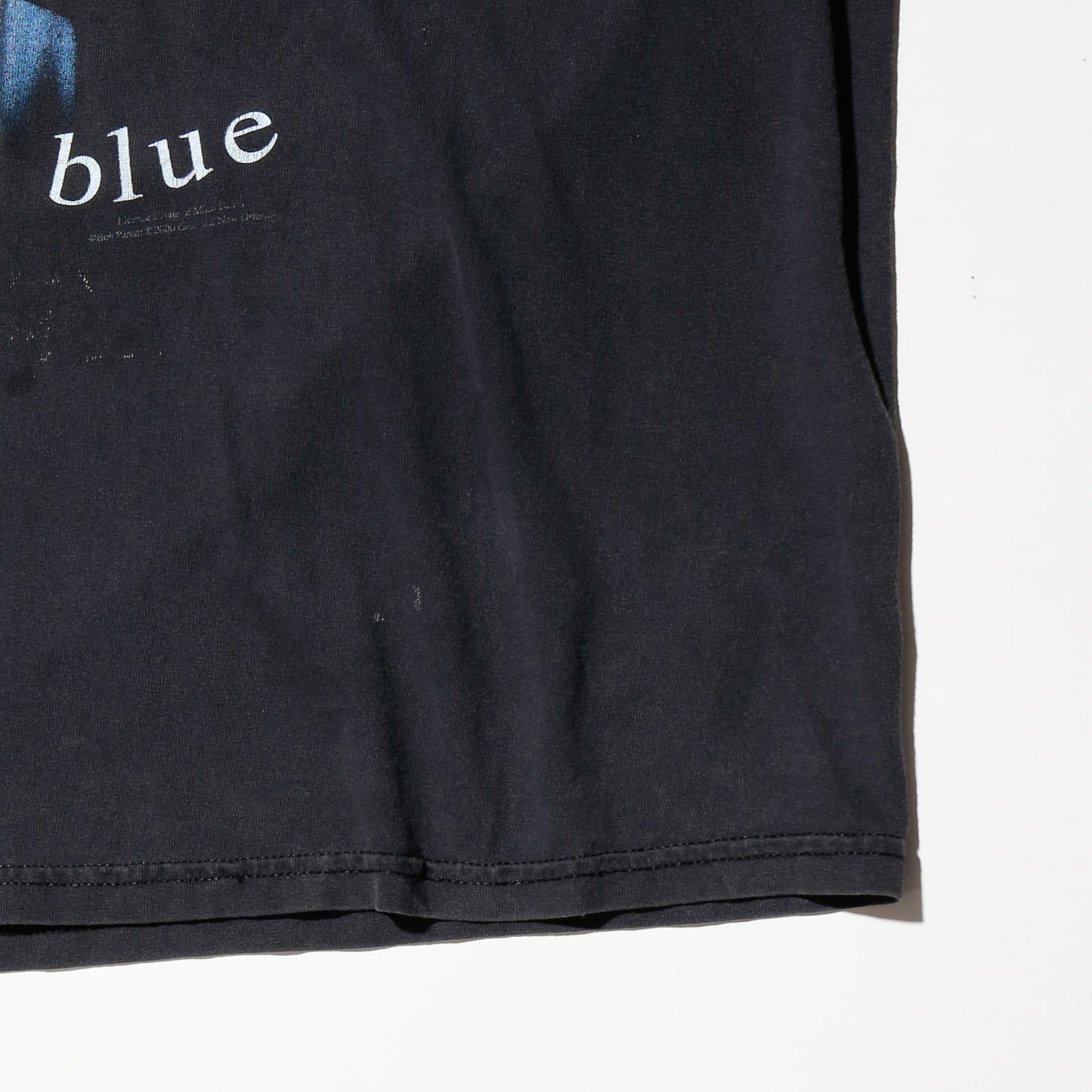 vintage Miles Davis "kind of blue" t-shirt, *repaired