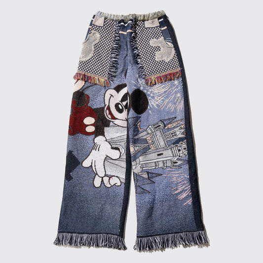 *one-off rug wide trousers