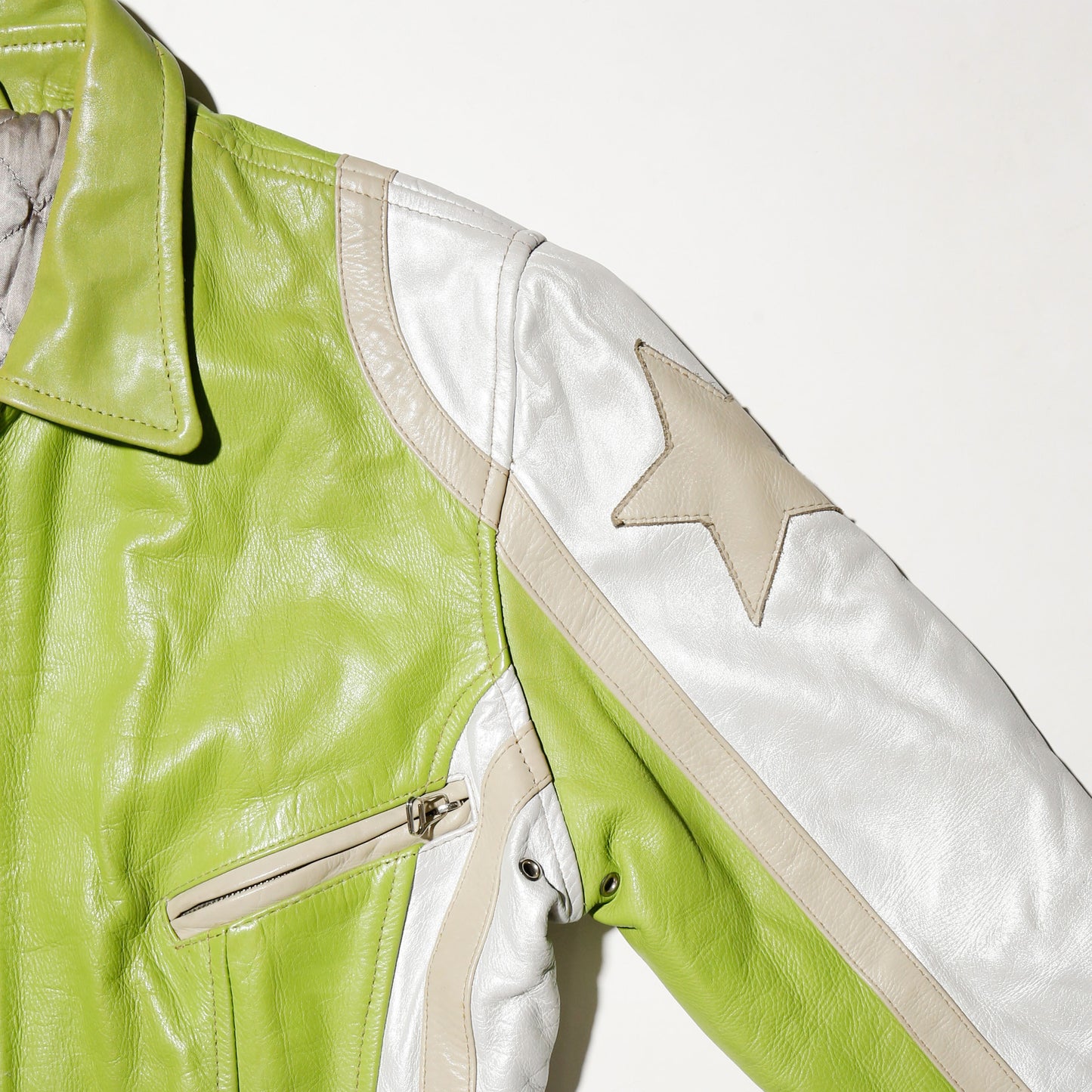 vintage star motorcycle leather jacket