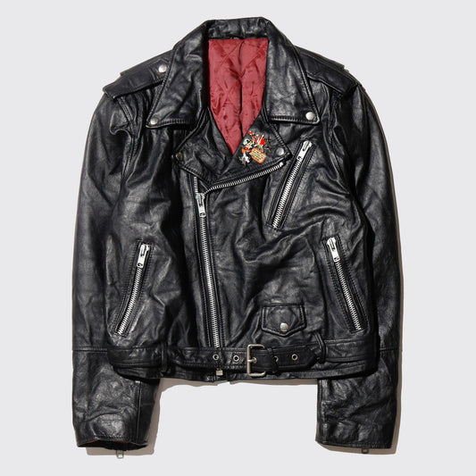 vintage custom leather riders jacket
