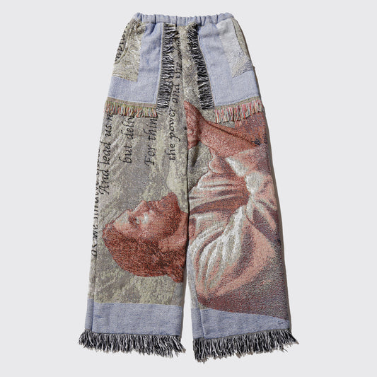 *one-off rug wide trousers