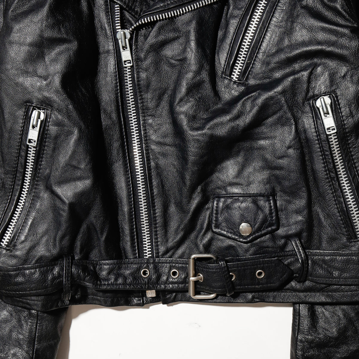 vintage custom leather riders jacket