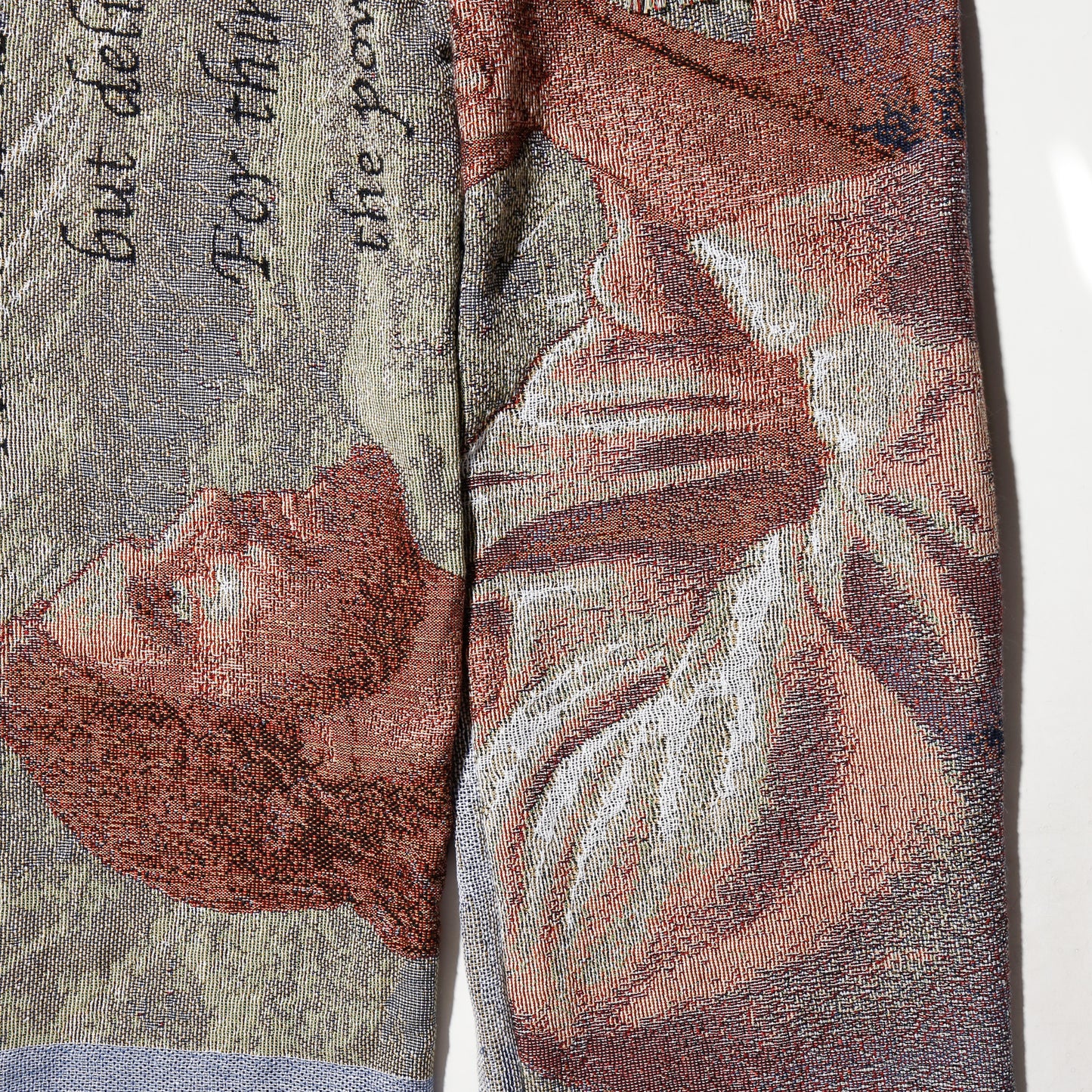 *one-off rug wide trousers