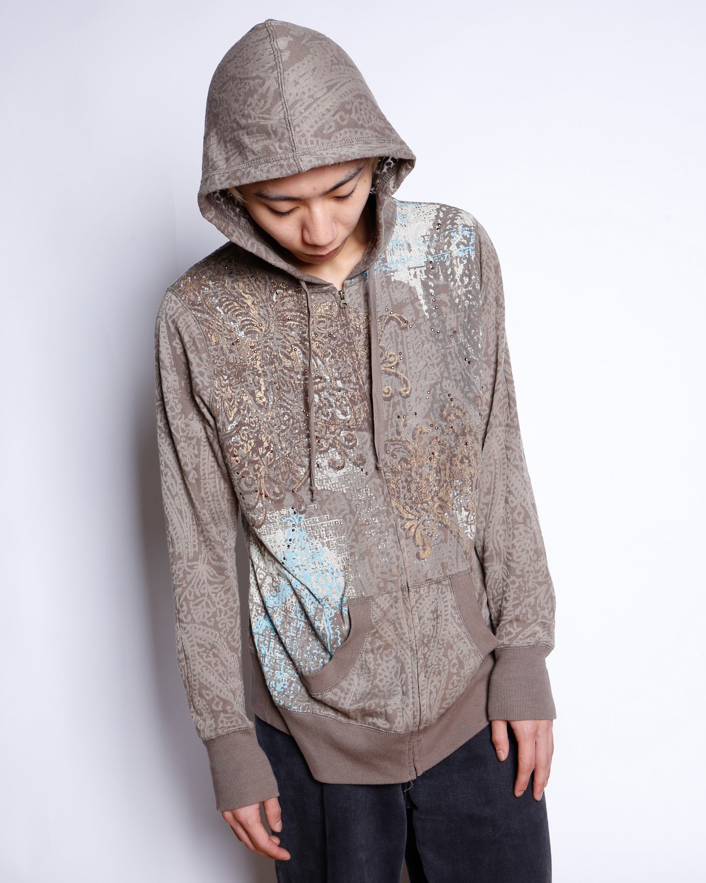 vintage oriental bijou hoodie