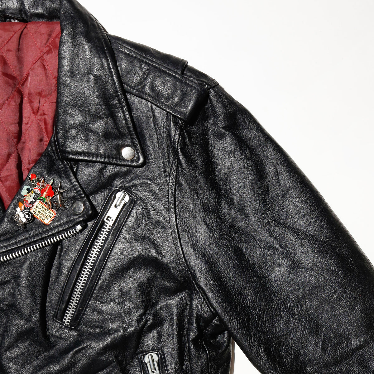 vintage custom leather riders jacket