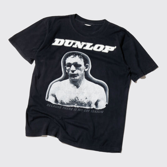 vintage dunlop Carmen Basilio "because there is no off season" t-shirt