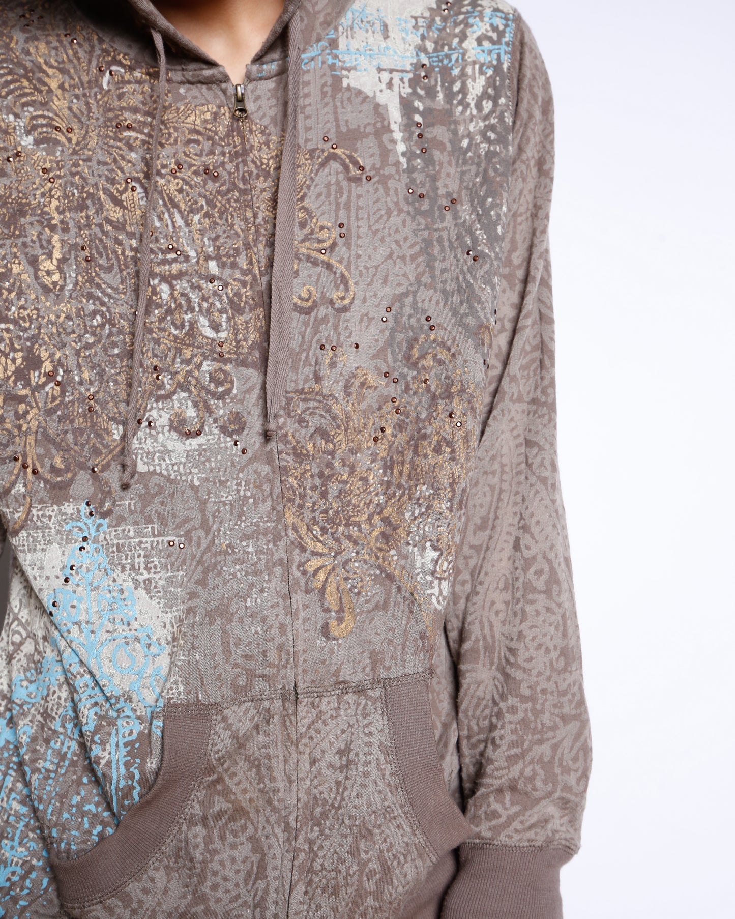 vintage oriental bijou hoodie
