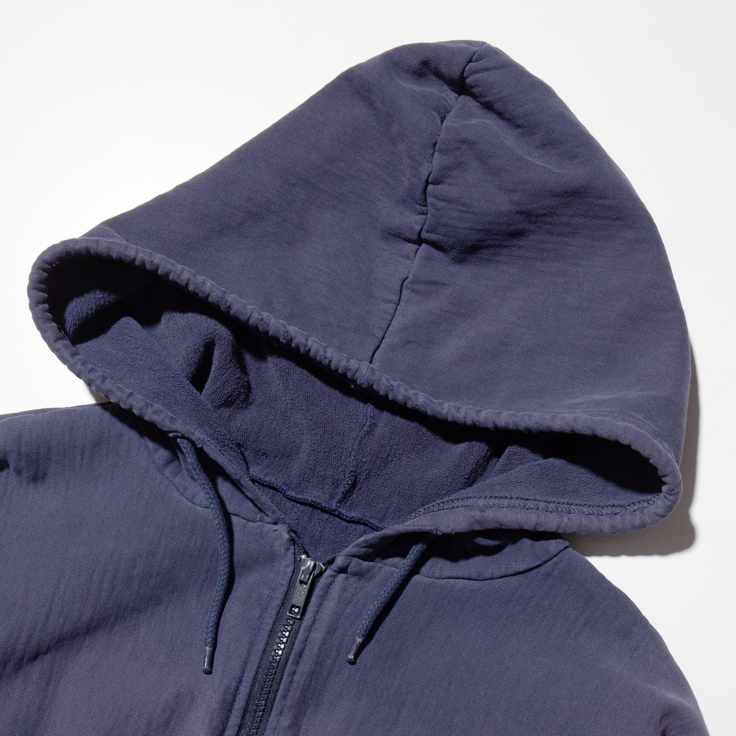 vintage broken half zip hoodie, resized short