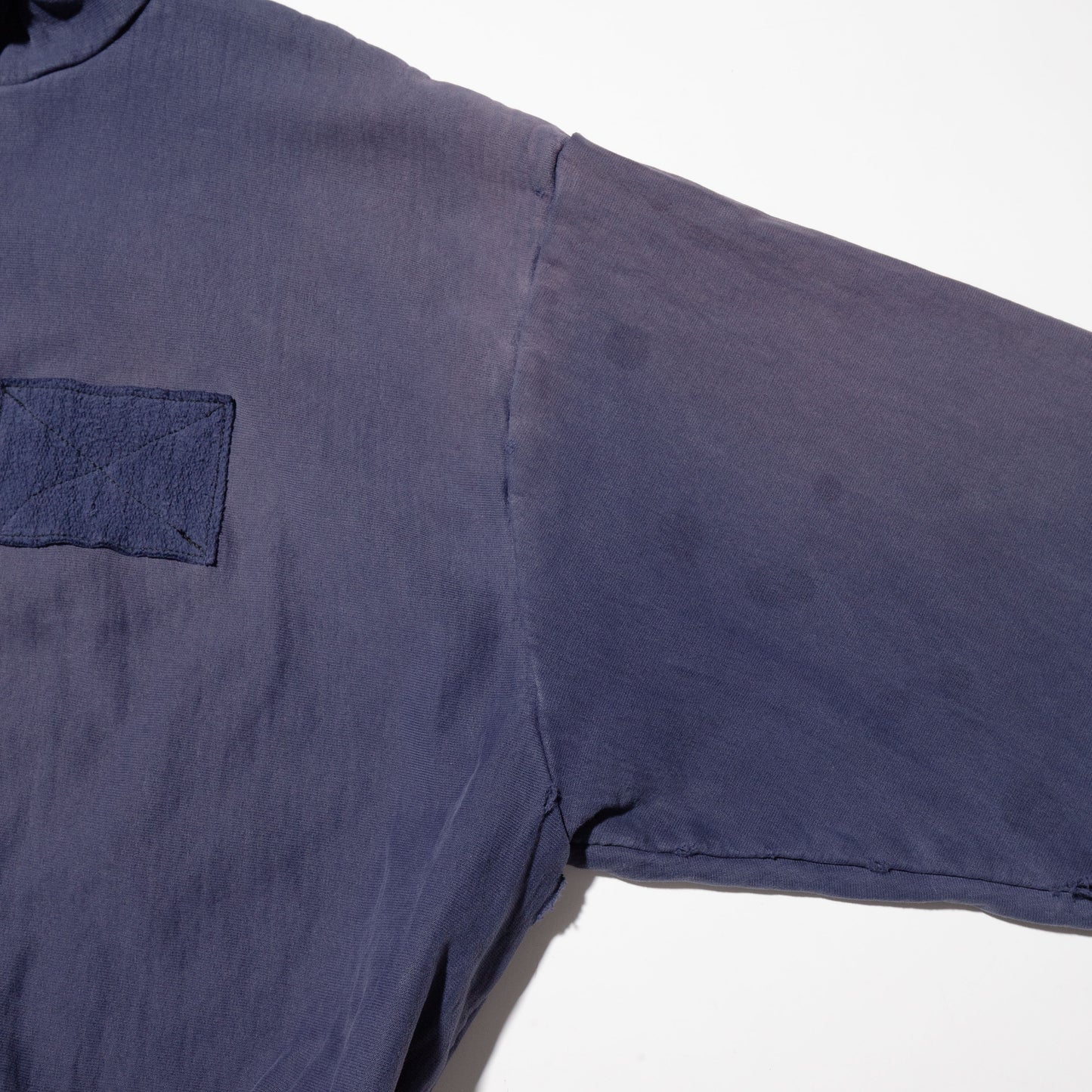 vintage broken half zip hoodie, resized short