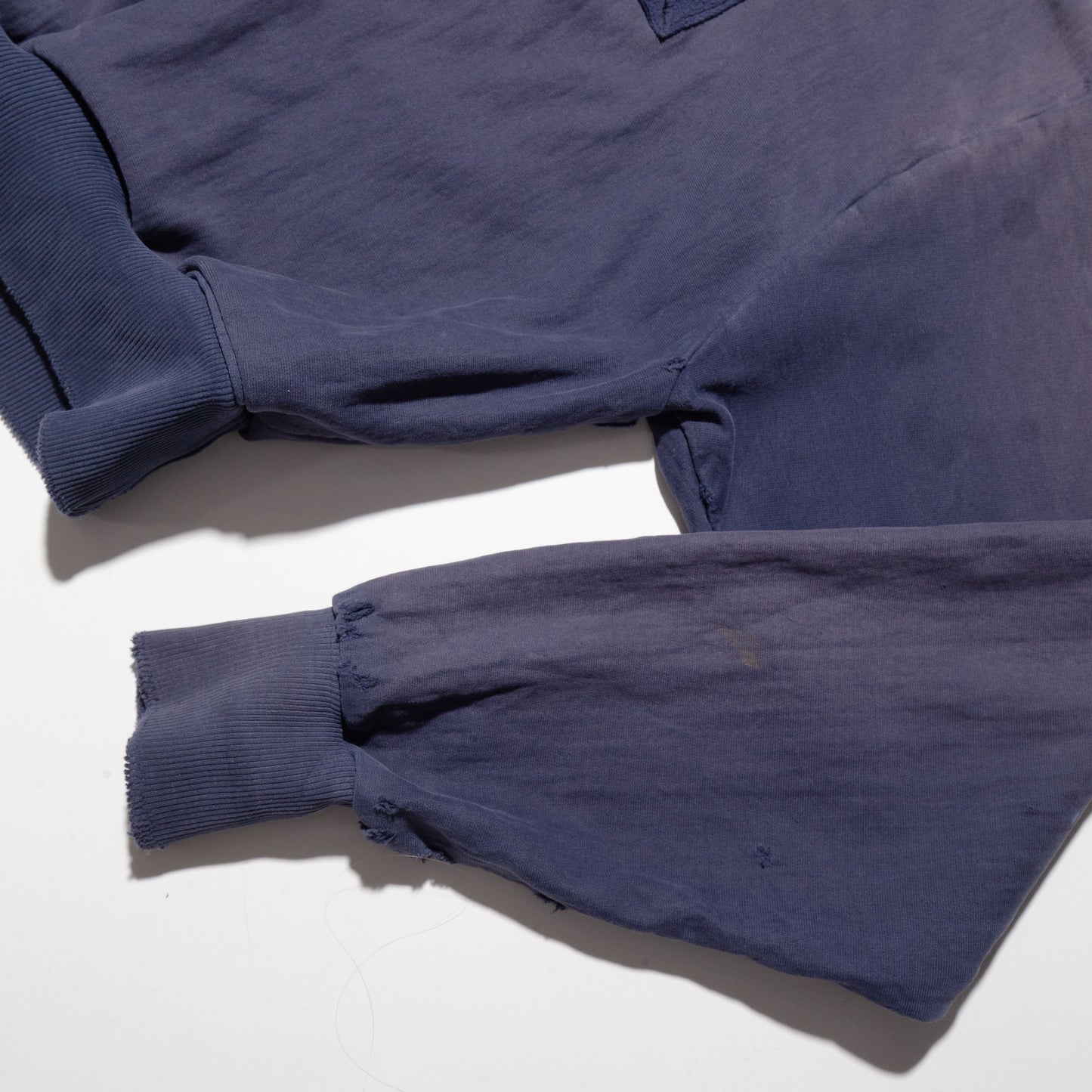 vintage broken half zip hoodie, resized short