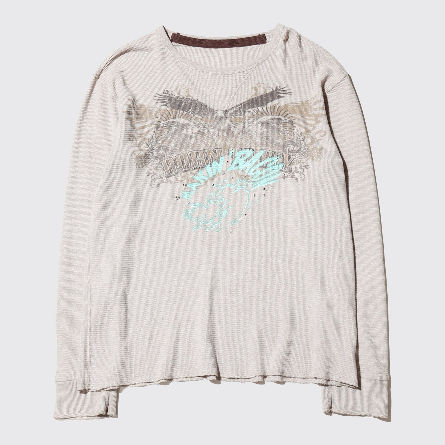 *one-off "making bacon" hand screen l/s