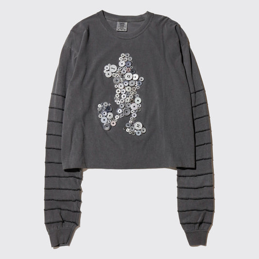 remake tsugihagi sleeve l/s - button assemblage