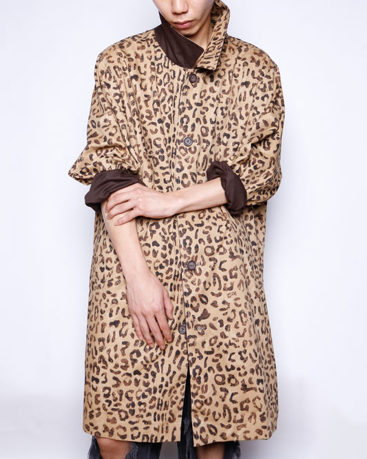 vintage reversible leopard mac coat