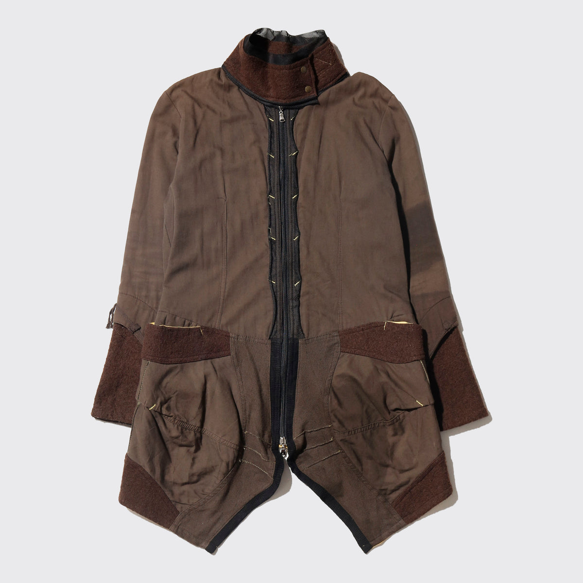 vintage euro deformed hybrid festival coat