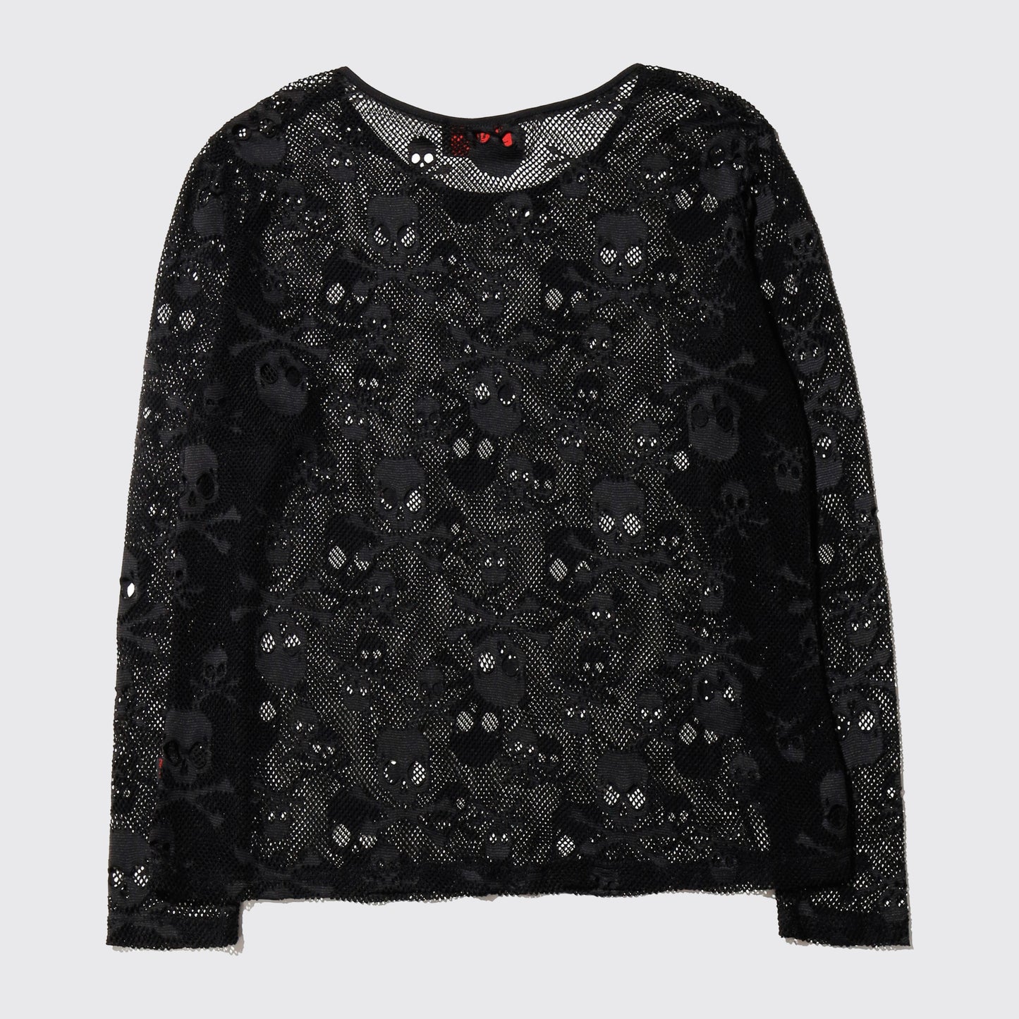 vintage tripp nyc skull mesh l/s