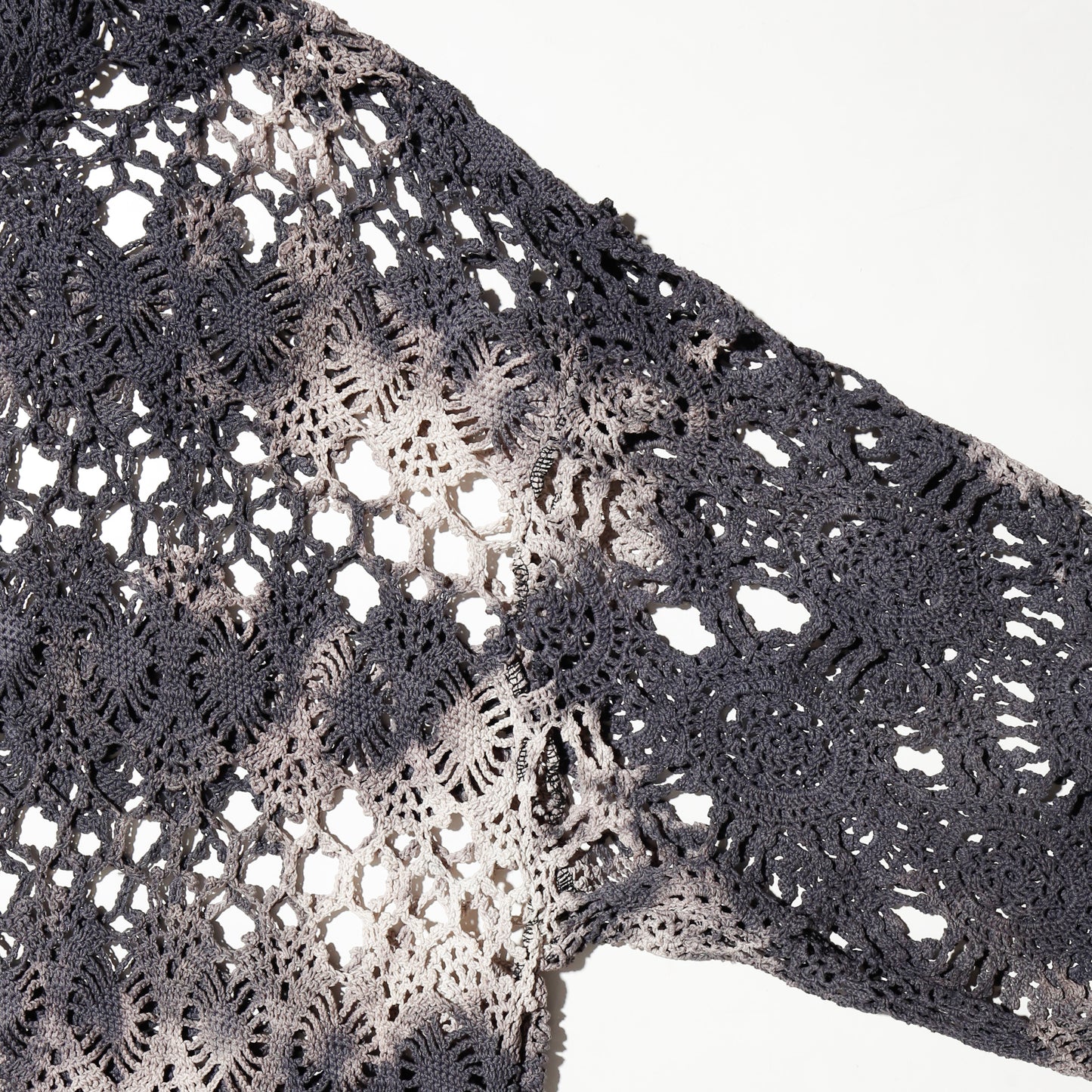 *one-off acid dye vintage lace up pullover