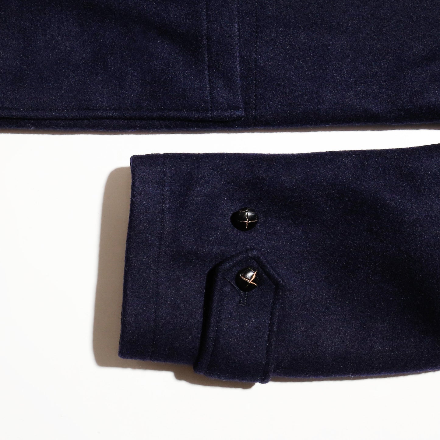 vintage safety pins wool duffle coat