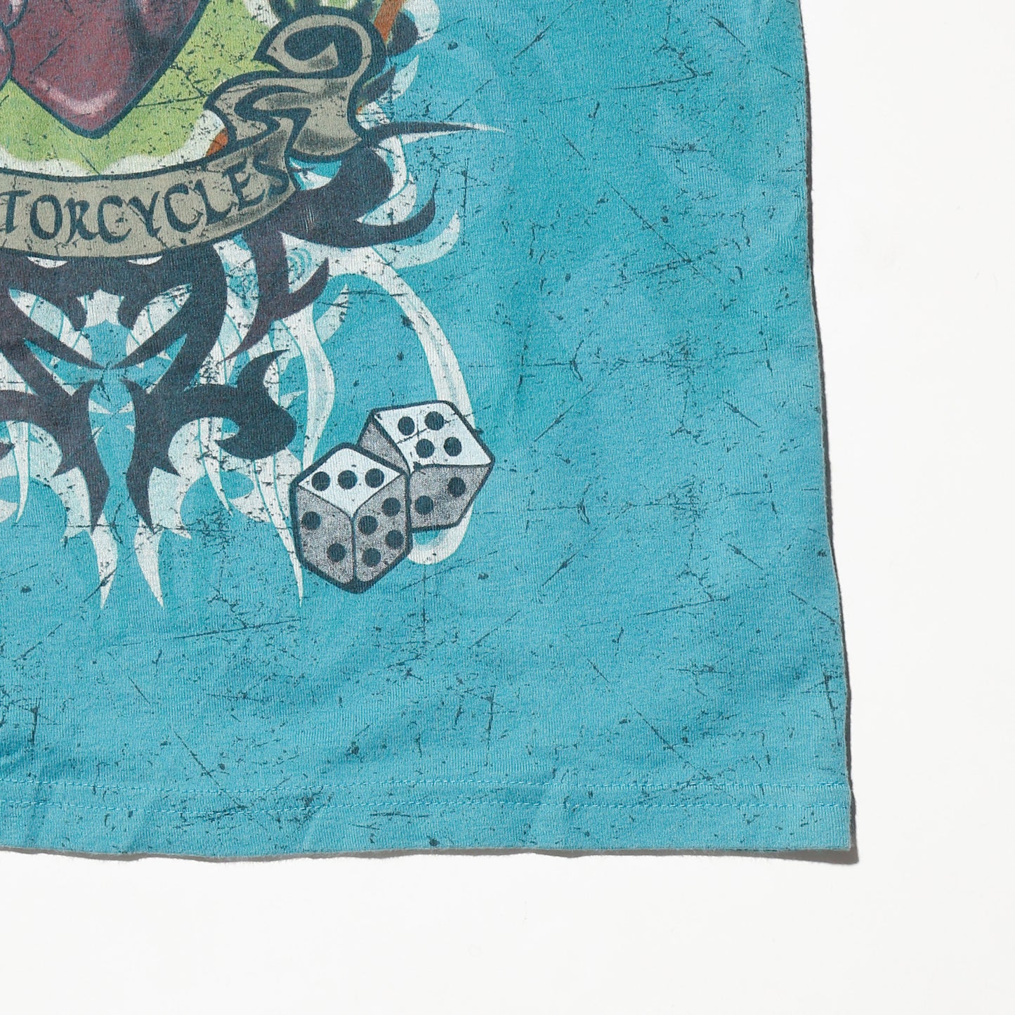 vintage 00's harley-davidson bijou tribal tatoo l/s