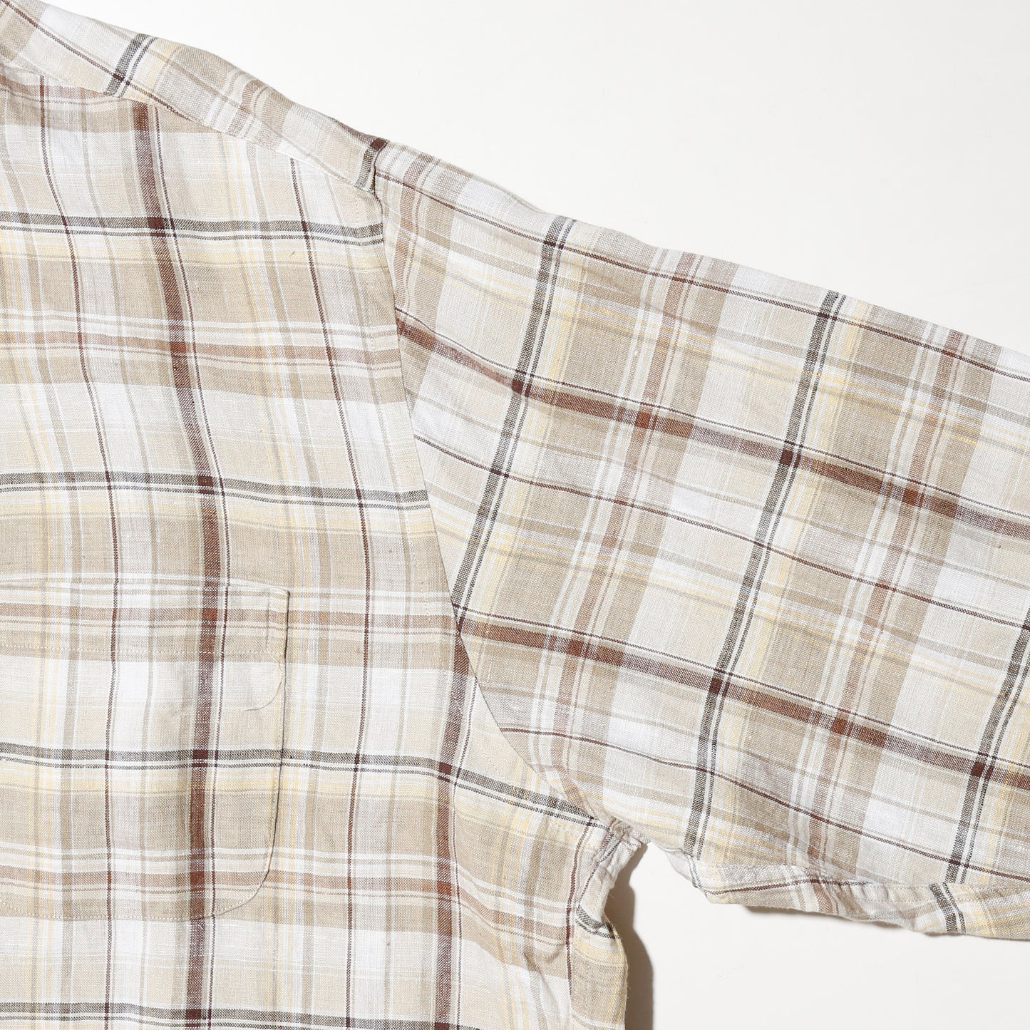 vintage brooks brothers checks linen shirt