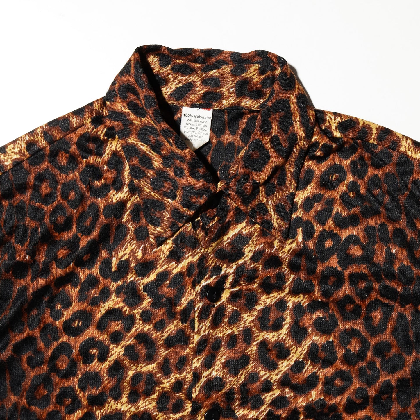 vintage animal poly h/s shirt