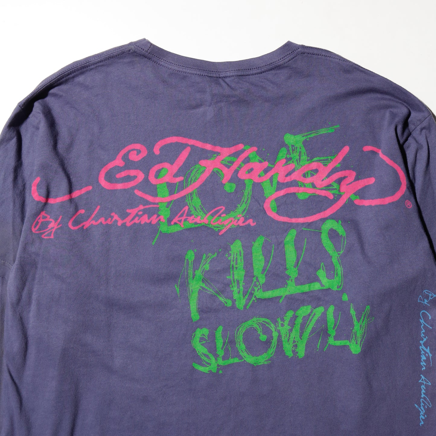 vintage ed hardy love kill slowly layered sleeve l/s