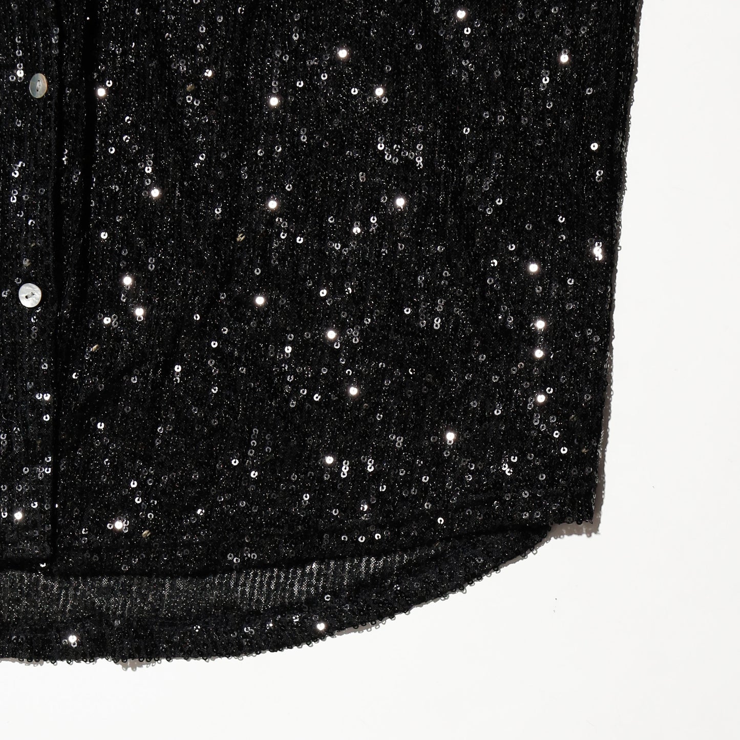 vintage spangle sheer shirt