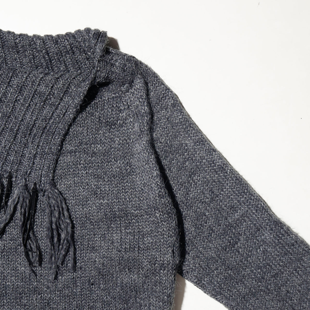 vintage tassel fringe sweater